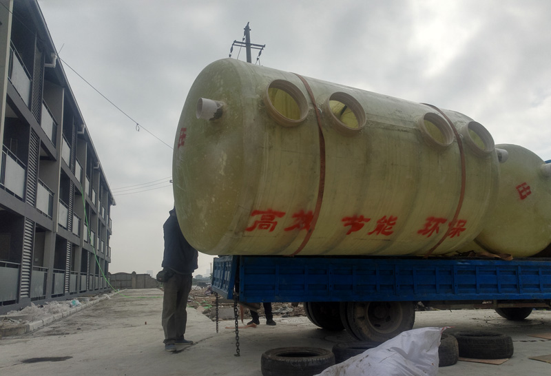 玻璃鋼微動力一體化處理池